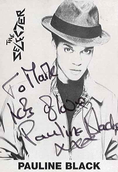 Signed photo of PAULINE BLACK